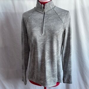 Kirkland Signature Gray Ribbed Knit Hoodie